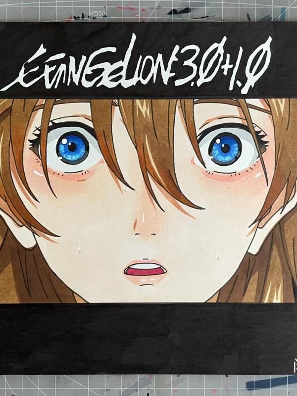 Kinxx's EVA Asuka Langley Soryu Hot Sexy Hand drawing with marker
