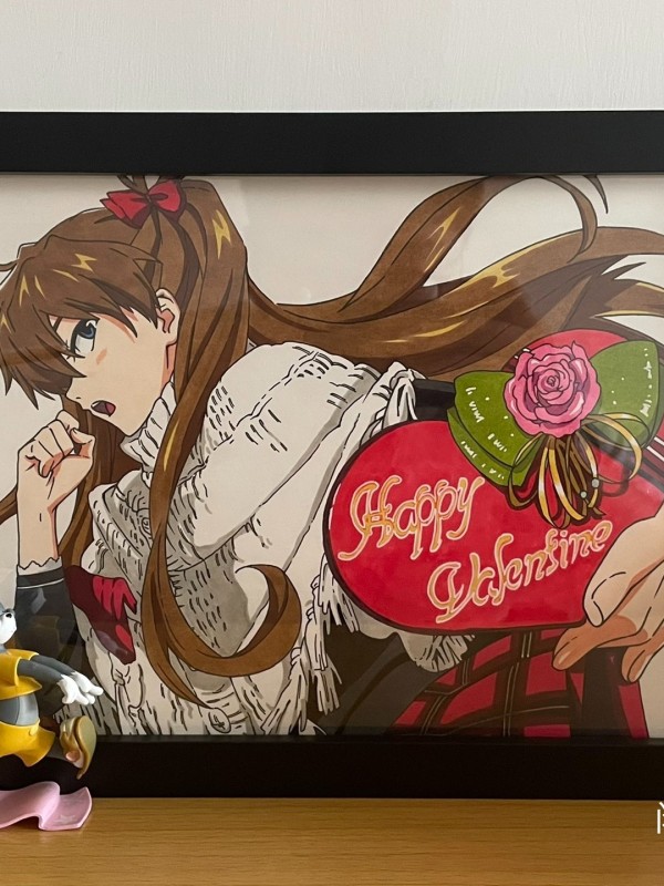 Kinxx's EVA Asuka Langley Soryu Hot Sexy Hand drawing with marker