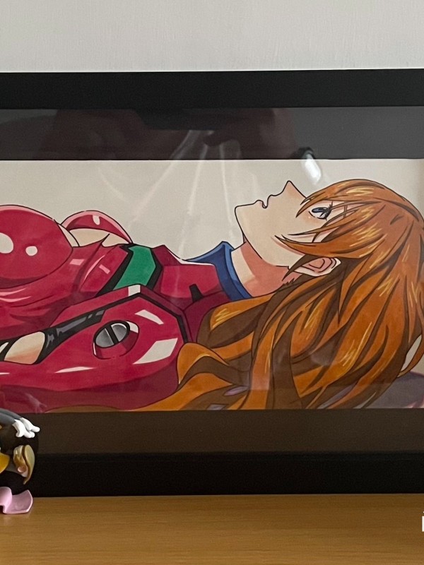 Kinxx's EVA Asuka Langley Soryu Hot Sexy Hand drawing with marker