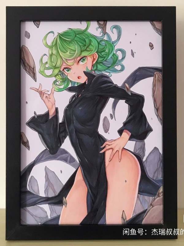 Jerry's ONE PUNCH-MAN Tatsumaki Hot Sexy Hand drawing with marker