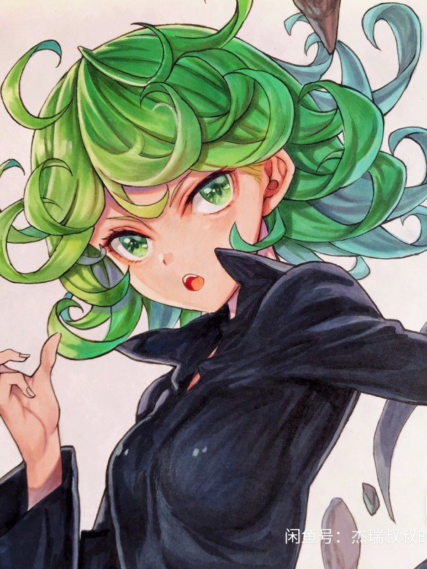 Jerry's ONE PUNCH-MAN Tatsumaki Hot Sexy Hand drawing with marker