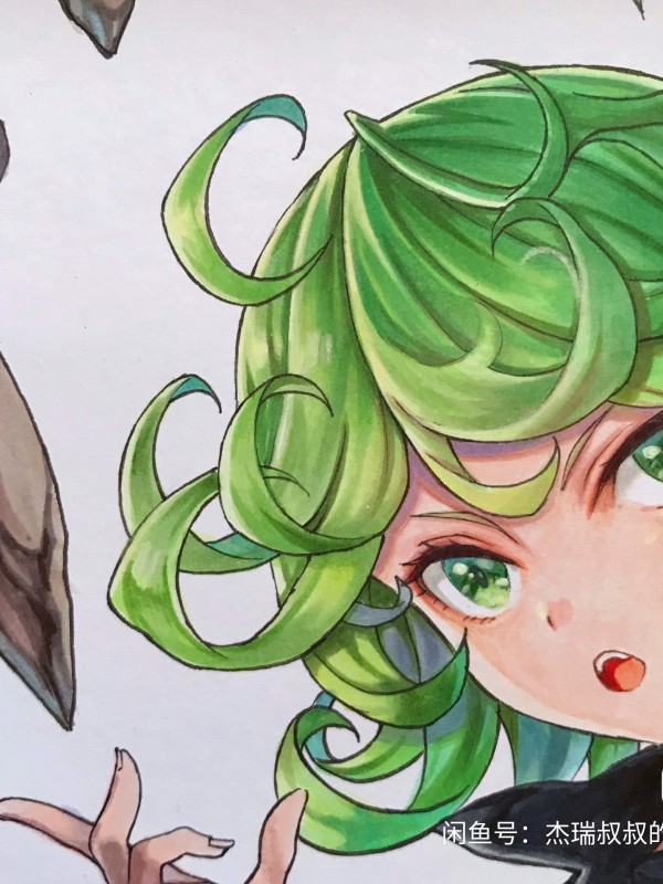 Jerry's ONE PUNCH-MAN Tatsumaki Hot Sexy Hand drawing with marker