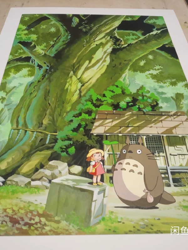 KaiLun's Miyazaki Hayao MY NEIGHBOUR TOTORO Hand drawing with Acrylic Paint
