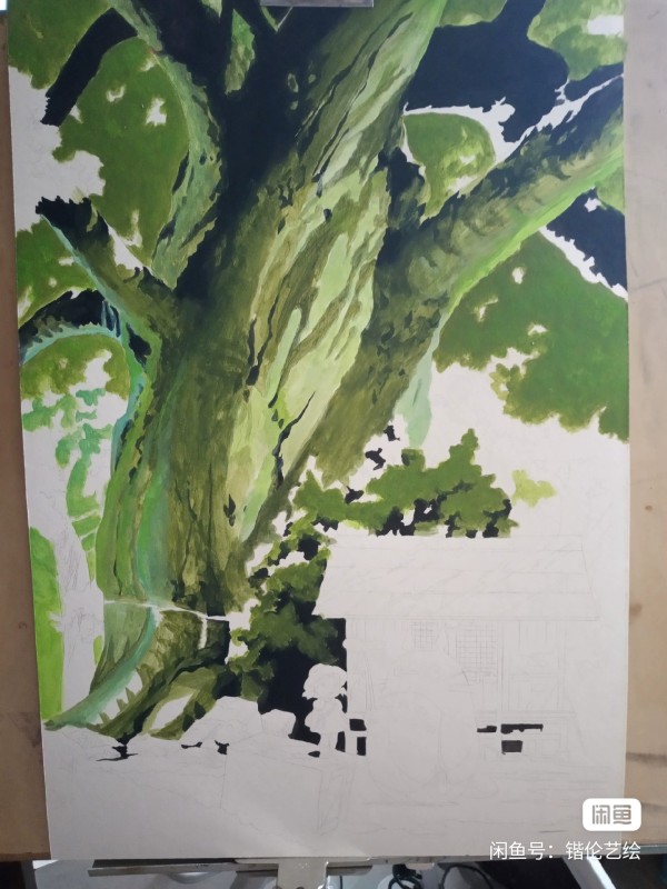 KaiLun's Miyazaki Hayao MY NEIGHBOUR TOTORO Hand drawing with Acrylic Paint