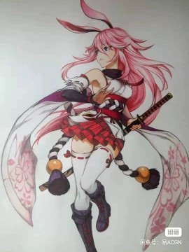 ACGN's Honkai Impact 3 Yae Sakura Hot Sexy Hand drawing with marker