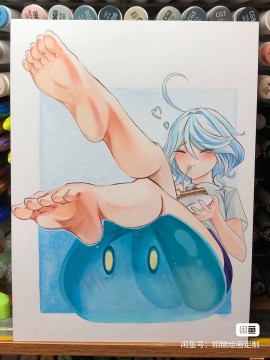 Xunuo's Genshin Impact Furina de Fontaine Hot Sexy Hand drawing with marker