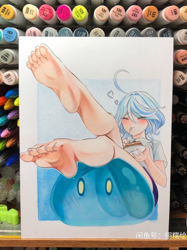 Xunuo's Genshin Impact Furina de Fontaine Hot Sexy Hand drawing with marker