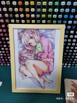 Civet's Eromanga Sensei Izumi Sagiri Hot Sexy Hand drawing with marker 2