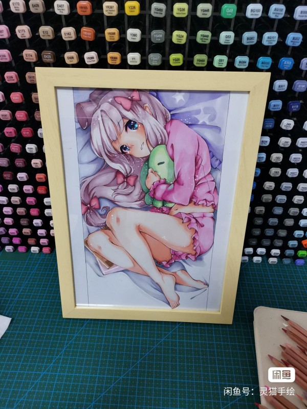 Civet's Eromanga Sensei Izumi Sagiri Hot Sexy Hand drawing with marker 2