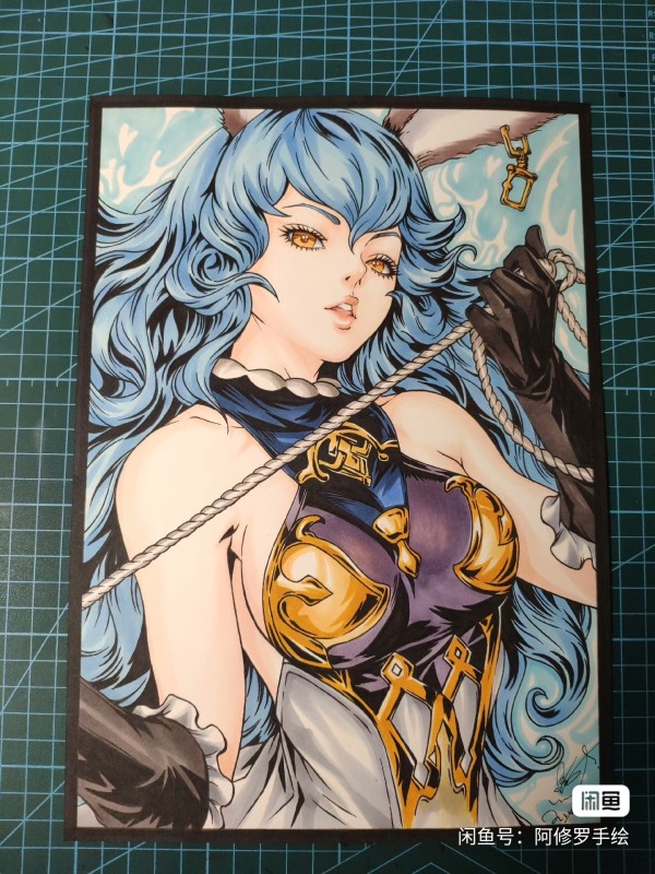 Asura's GRANBLUE FANTASY Ferry Hot Sexy Hand drawing with marker