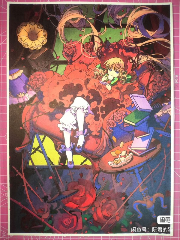 Ruanjun's Rozen Maiden Shinku Reiner Rubin Hot Sexy Hand drawing with marker