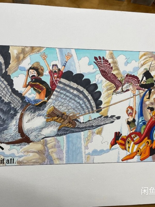 Manbo's ONE PIECE HUGE Family Portrait Hand drawing with marker