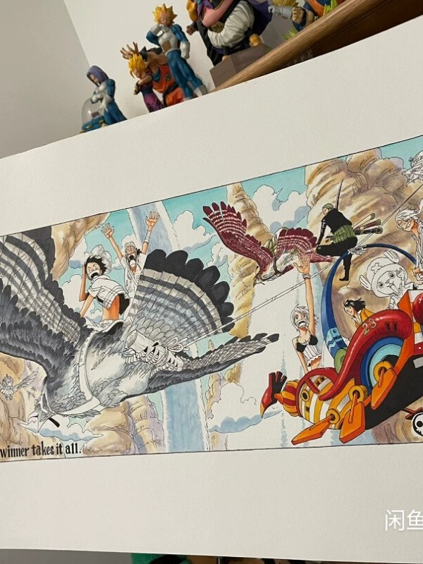 Manbo's ONE PIECE HUGE Family Portrait Hand drawing with marker