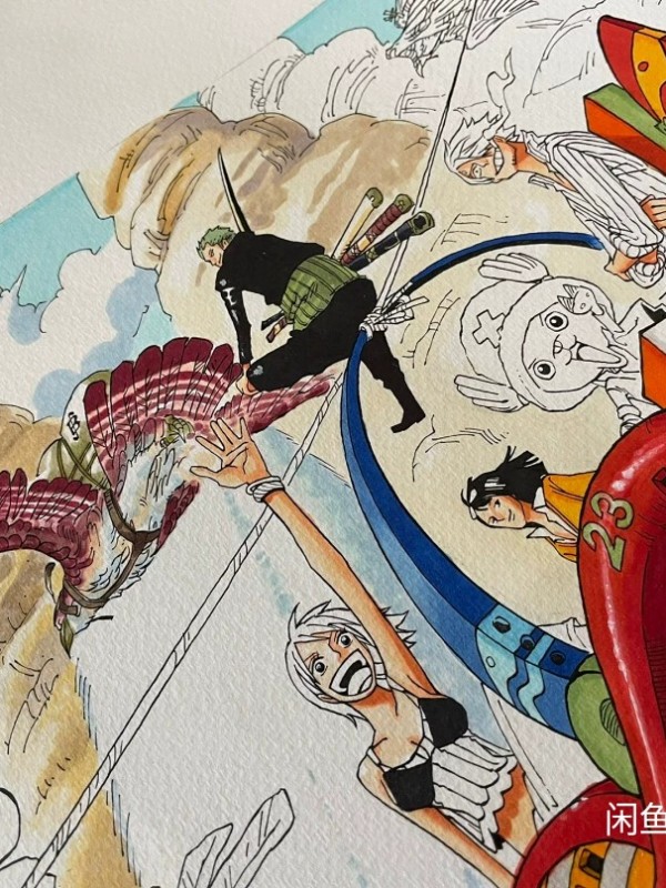Manbo's ONE PIECE HUGE Family Portrait Hand drawing with marker