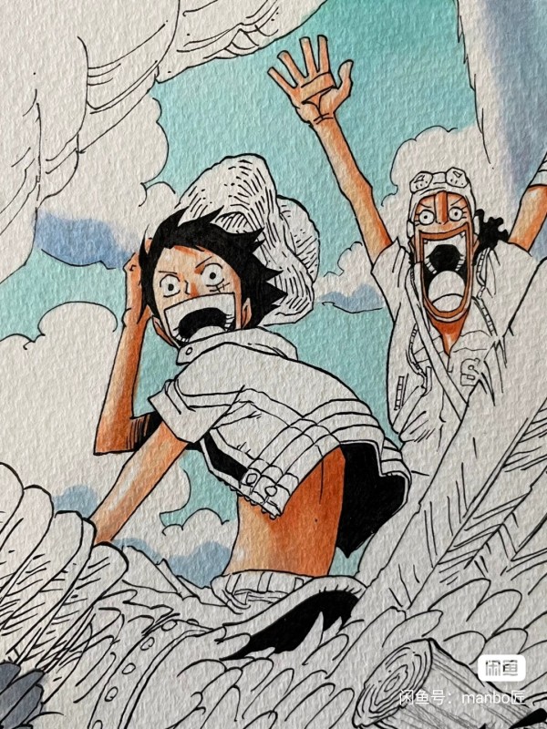 Manbo's ONE PIECE HUGE Family Portrait Hand drawing with marker