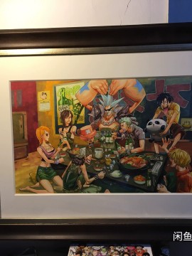 Manbo's ONE PIECE Huge Family Portrait Hand drawing with marker 2