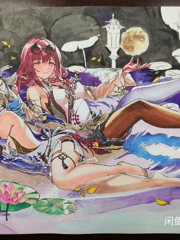 XiaKe's Honkai: Star Rail Silver Wolf and Kafka Hot Sexy Hand drawing with marker
