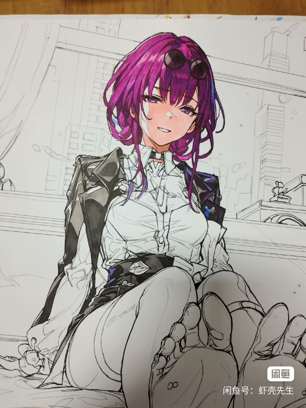 XiaKe's Honkai: Star Rail Kafka Hot Sexy Hand drawing with marker