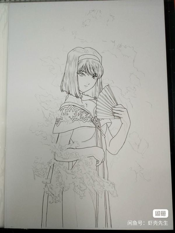 XiaKe's Sakura Wars Kanzaki Sumire Hot Sexy Hand drawing with marker