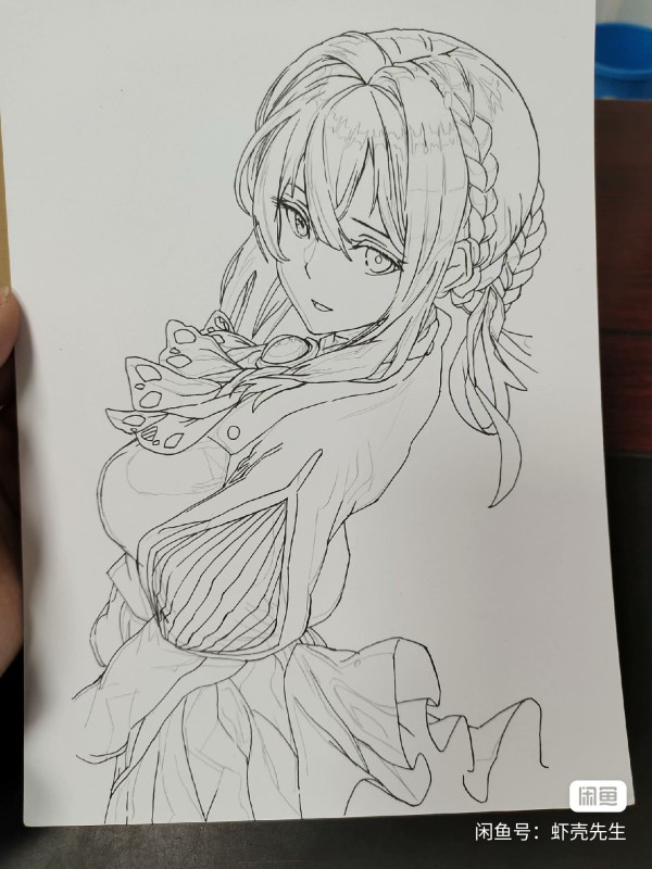 XiaKe's Violet Evergarden Hot Sexy Hand drawing with marker
