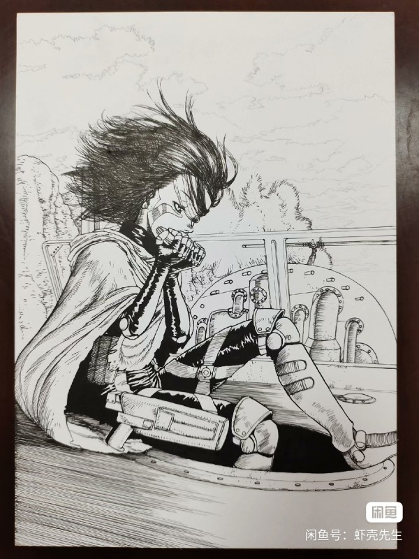 XiaKe's GUNNM Alita Battle Angel Hot Sexy Hand drawing with Pencil