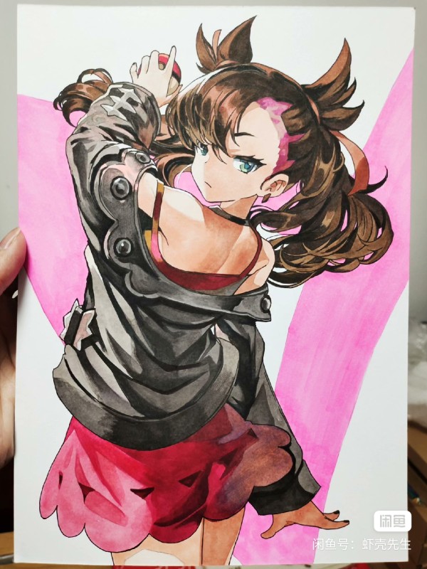 XiaKe's Pokemon Marnie Hot Sexy Hand drawing with marker