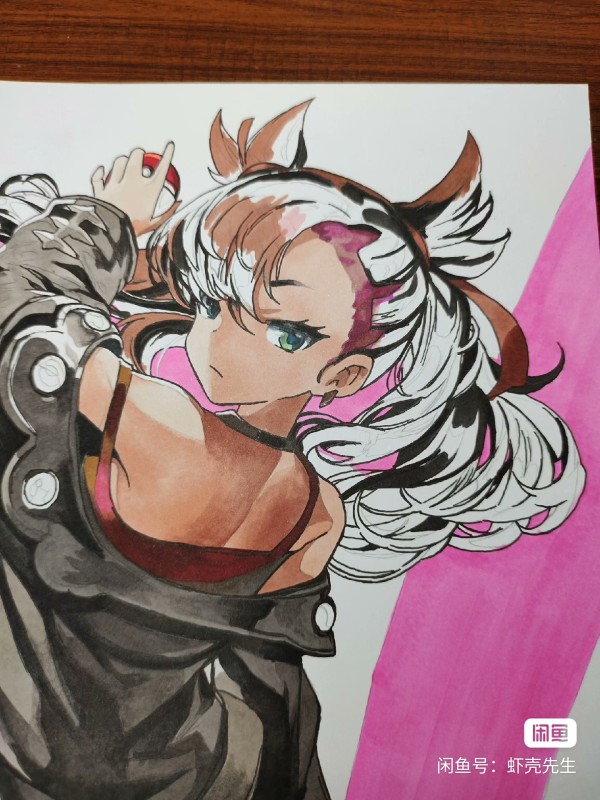 XiaKe's Pokemon Marnie Hot Sexy Hand drawing with marker