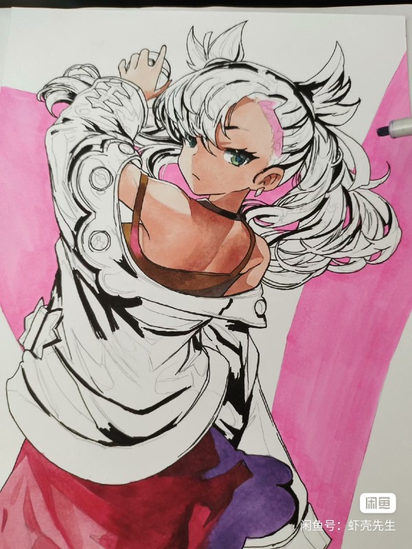 XiaKe's Pokemon Marnie Hot Sexy Hand drawing with marker
