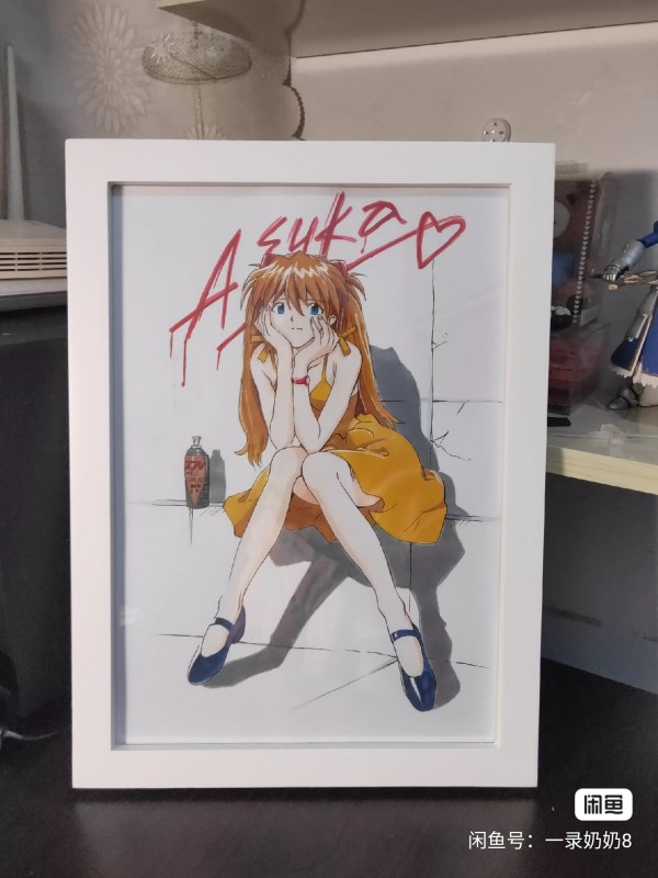 YiLu's EVA Asuka Langley Soryu Hot Sexy Hand drawing with marker