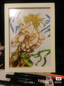 YiLu's JoJo's Bizarre Adventure Dio Brando Hand drawing with marker