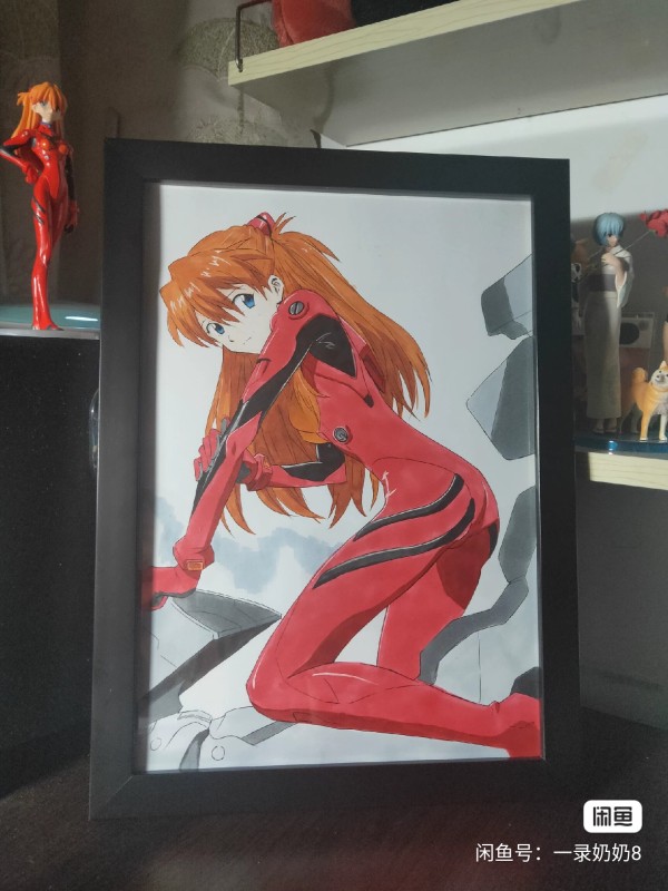 YiLu's EVA Asuka Langley Soryu Hot Sexy Hand drawing with marker