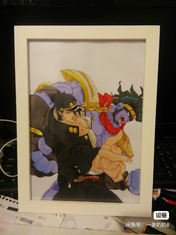 YiLu's JoJo's Bizarre Adventure Kujo Jotaro Hand drawing with marker
