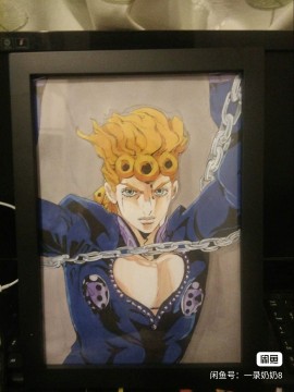 YiLu's JoJo's Bizarre Adventure Giorno Giovanna Hand drawing with marker