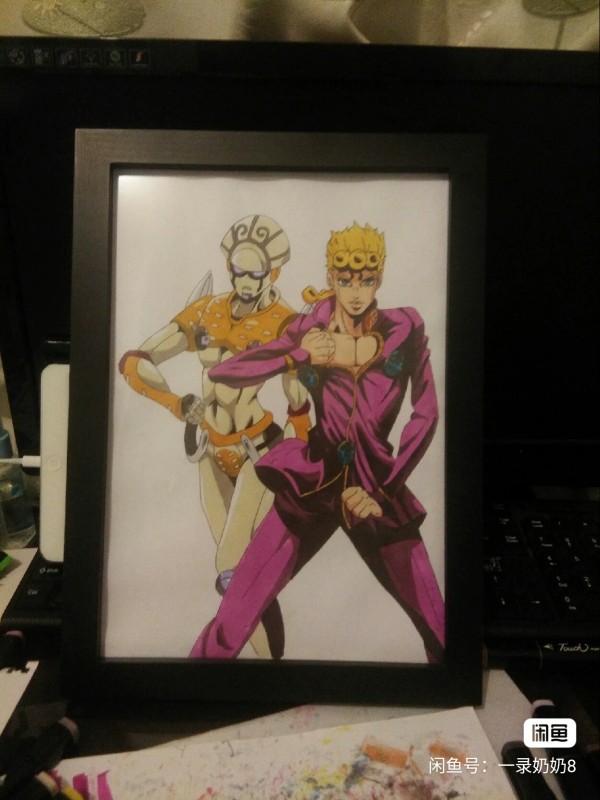 YiLu's JoJo's Bizarre Adventure Giorno Giovanna Hand drawing with marker