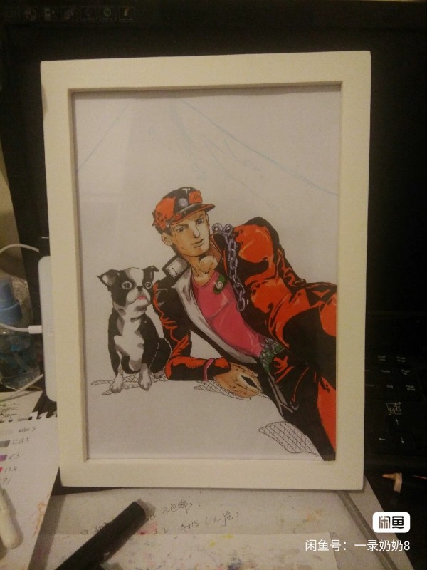 YiLu's JoJo's Bizarre Adventure Kujo Jotaro Hand drawing with marker