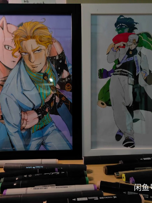 YiLu's JoJo's Bizarre Adventure Hand drawing with marker