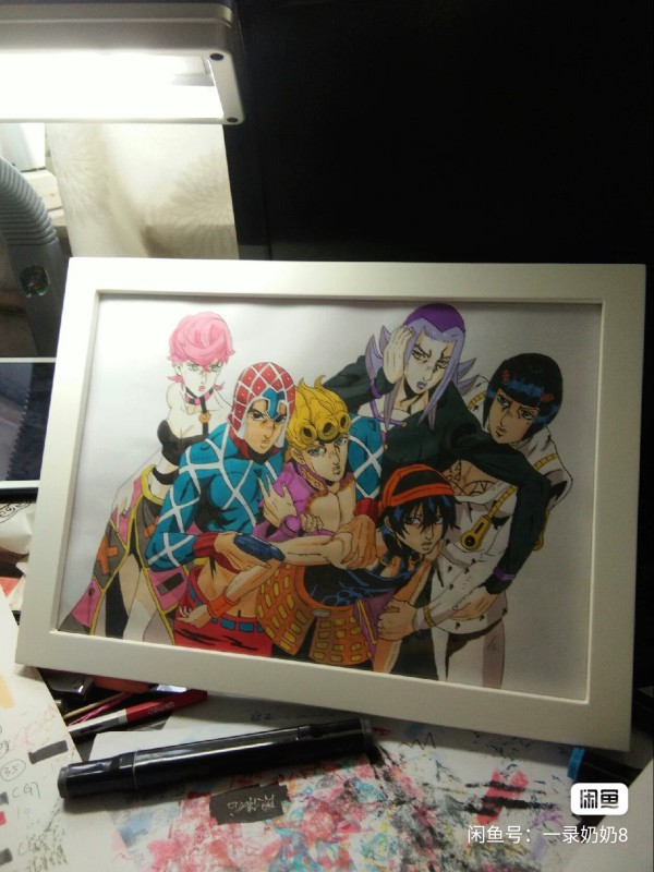 YiLu's JoJo's Bizarre Adventure Hand drawing with marker