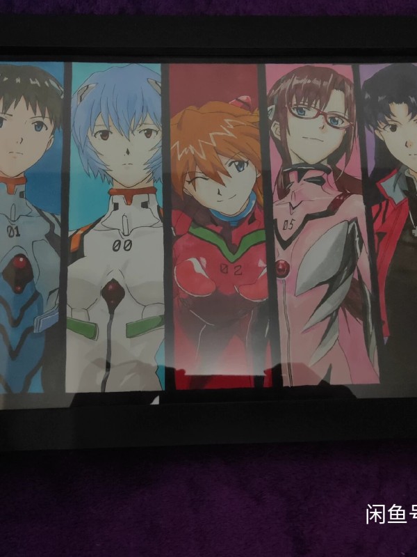 YiLu's EVA Family Portrait Hand drawing with marker