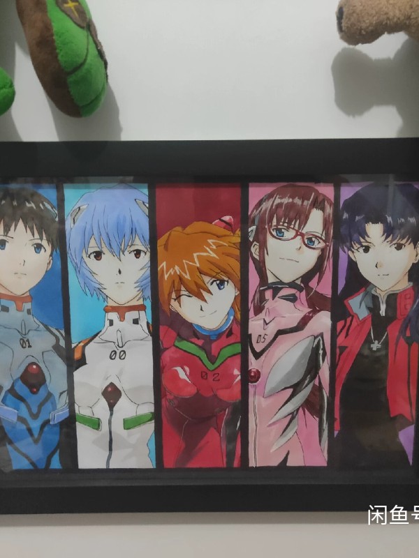 YiLu's EVA Family Portrait Hand drawing with marker