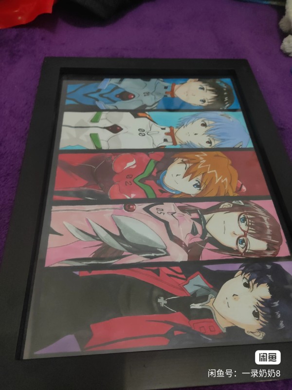 YiLu's EVA Family Portrait Hand drawing with marker