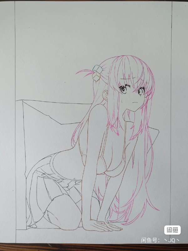 JQ's Bocchi The Rock! Gotoh Hitori Hot Sexy Hand drawing with marker