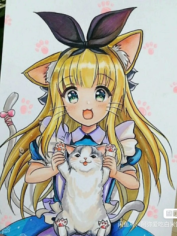 Ami's Hot Sexy girls Colored Pencil drawing