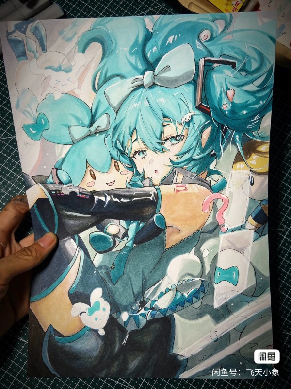 Dumbo's Hatsune Miku Hot Sexy Hand drawing with marker 2