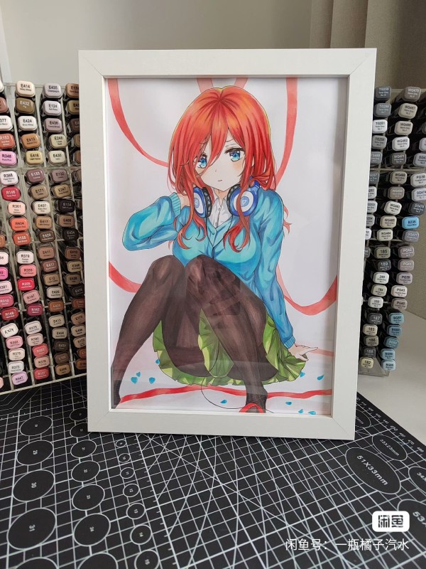 WuYue's The Quintessential Quintuplets Nakano Miku Hot Sexy Hand drawing with marker