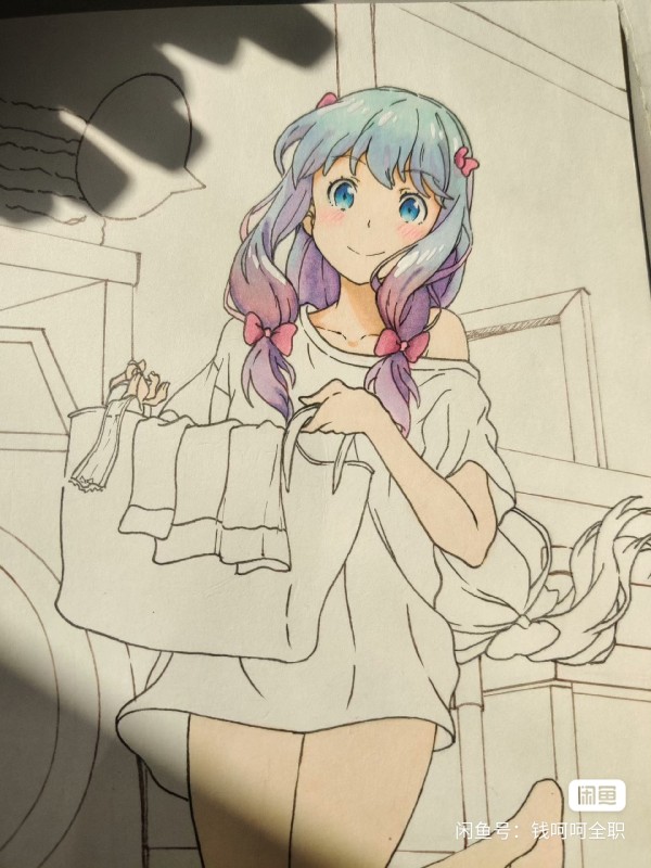 Money's Eromanga Sensei Izumi Sagiri Hot Sexy Hand drawing with marker