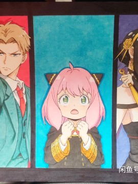 Money's SPY×FAMILY Family Portrait Hand drawing with marker