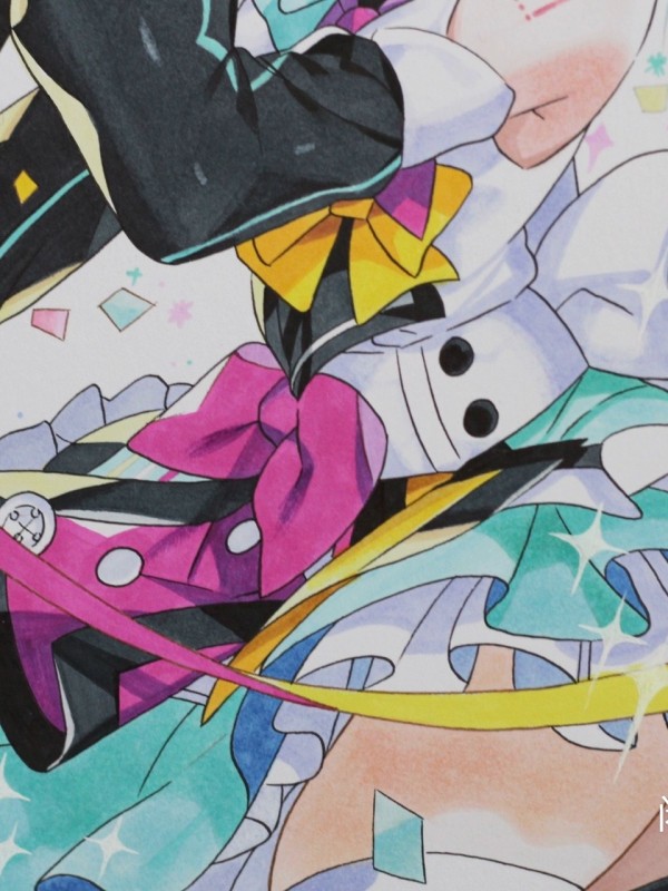 JYUMONJI's Hatsune Miku Hot Sexy Hand drawing with marker
