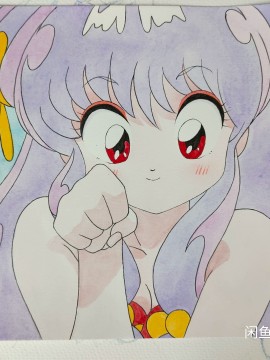 Blue's Ranma 1/2 Shampoo Hot Sexy Watercolor Painting