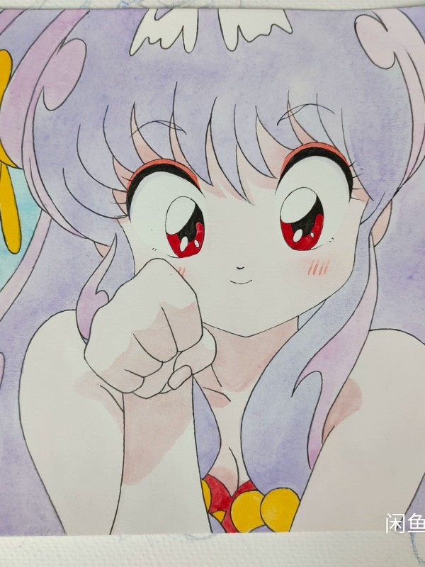 Blue's Ranma 1/2 Shampoo Hot Sexy Watercolor Painting