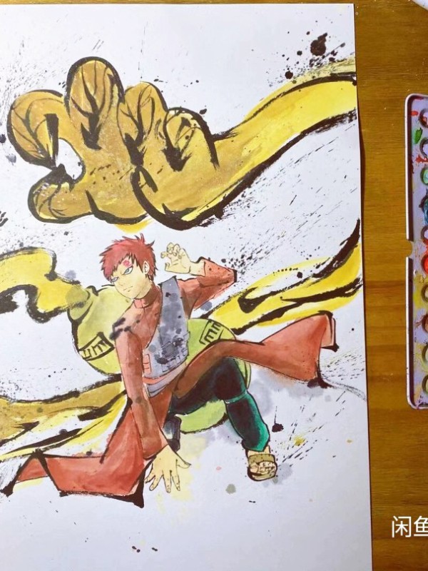 Beining's NARUTO Sabaku no Gaara Chinese painting